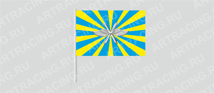 Флаг (ткань) , ВС "ВВС российский (эмблема)", 700*450