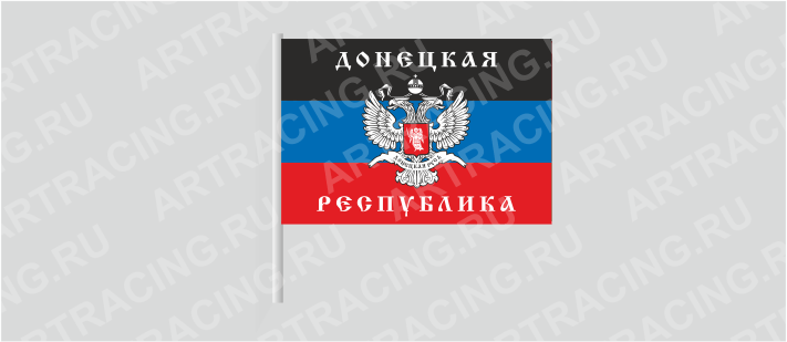 Флаг (ткань),  "ДНР", 160*110